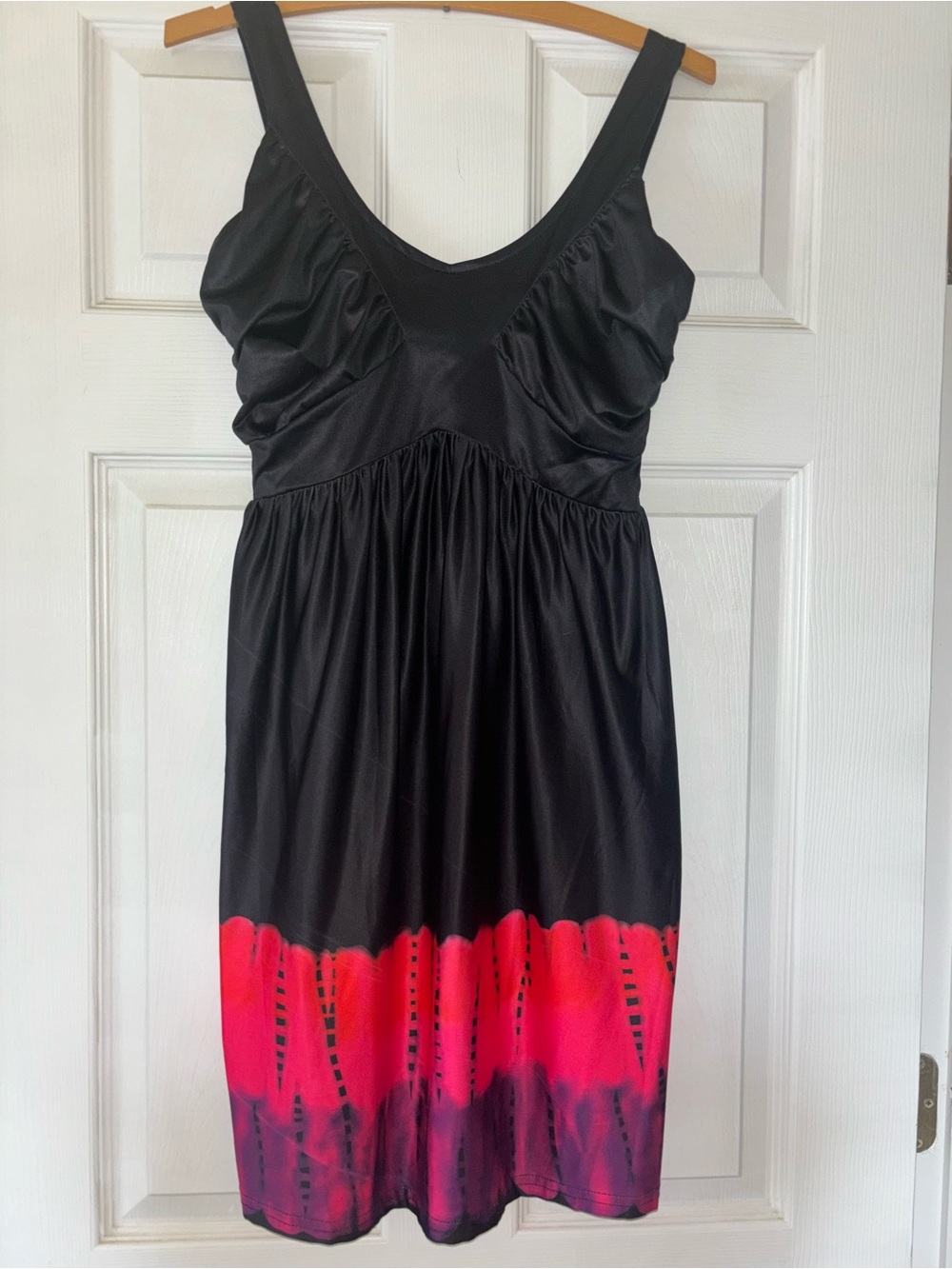 Black and Red Ombre Sleeveless Sundress